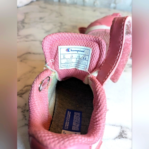 Champion Toddler‎ Pink and White Sneakers - Picture 5 of 5